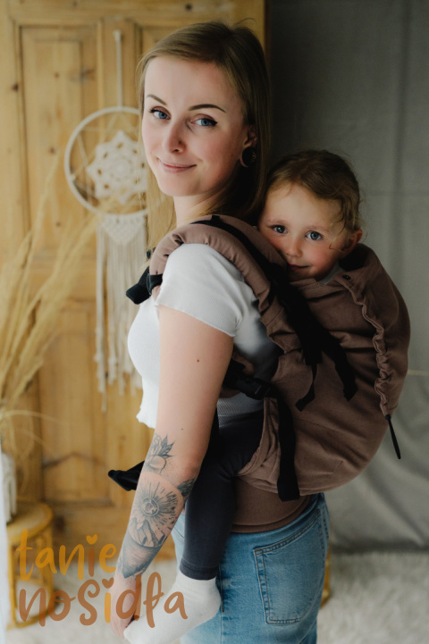 Little Frog Preschooler / Linen Mocha / 85% bawełna, 15% len - nosidełko regulowane klamrowe dla dzieci 2-6 lat Little Frog Preschooler / Linen Mocha / 85% bawełna, 15% len - nosidełko regulowane klamrowe dla dzieci 2-6 lat