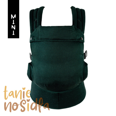 QUSY MINI DARK FOREST / nosidełko regulowane z bambusem 0-24 m QUSY MINI DARK FOREST / nosidełko regulowane z bambusem 0-24 m