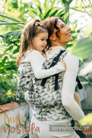 Nosidełko LennyPreschool z tkaniny żakardowej (77% bawełna, 23% lyocell), rozmiar preschool - EAGLE ROCKS - HIKE
