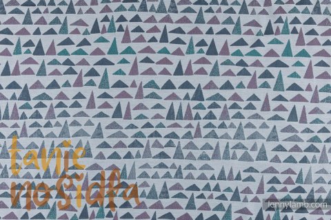 Nosidełko LennyPreschool z tkaniny żakardowej (77% bawełna, 23% lyocell), rozmiar preschool - EAGLE ROCKS - HIKE