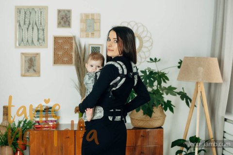 Nosidełko LennyUpGrade z tkaniny żakardowej (100% bawełna), rozmiar standard - HERBARIUM Z OGRODU ROUNDHAY