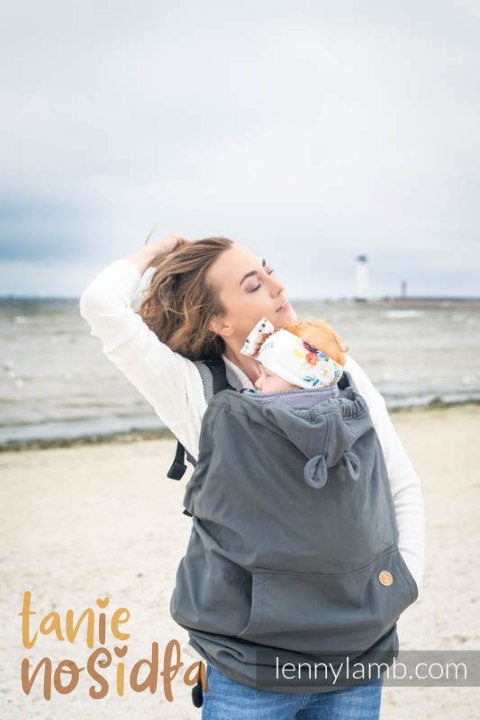 Osłonka na chustę/nosidełko - Softshell - Szara Osłonka na chustę/nosidełko - Softshell - Szara