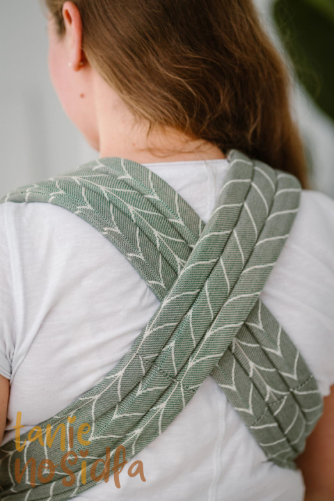 KAVKA handy PRO/ olive braid cotton - hybrydowe nosidełko regulowane / 100% bawełna KAVKA handy PRO/ olive braid cotton - hybrydowe nosidełko regulowane / 100% bawełna