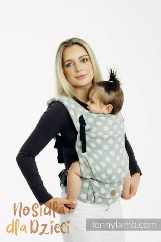 Nosidełko LennyLight z tkaniny żakardowej 100% bawełna , rozmiar standard - POLKA DOTS - PLOP