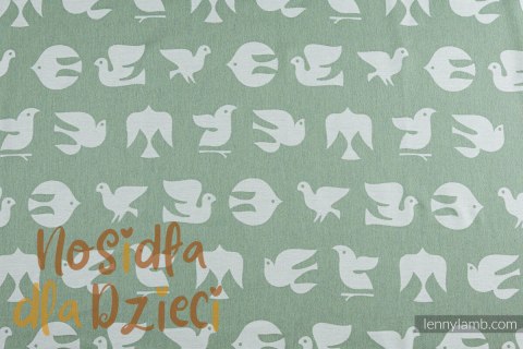 Nosidełko LennyLight z tkaniny żakardowej (80% bawełna, 20% lyocell) , rozmiar standard - BIRDY - FLY HIGH