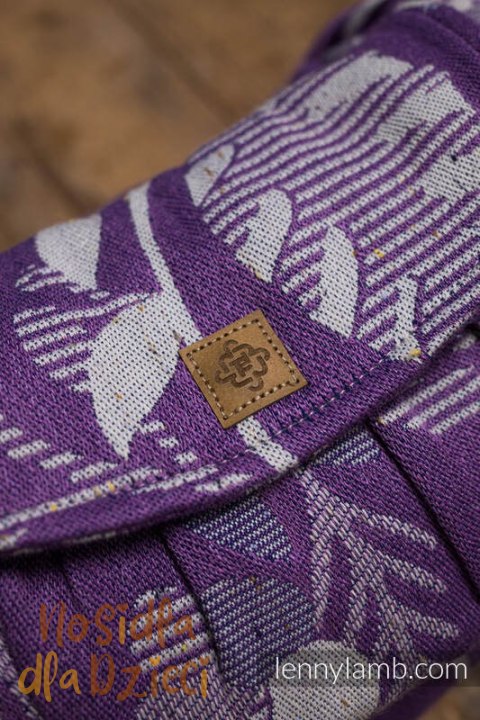 Nosidełko LennyLight z tkaniny żakardowej, rozmiar standard (39% wełna merino, 28% bawełna czesana, 23% len, 10% jedwab tussah) 