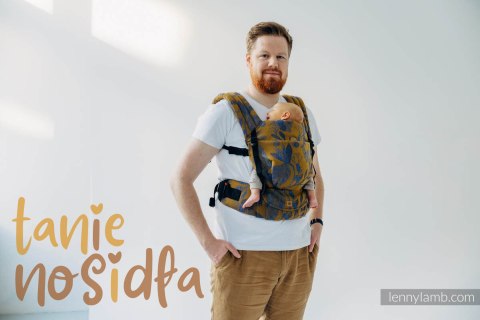 Nosidełko LennyLight z tkaniny żakardowej, rozmiar standard (45% jedwab tussah, 32% bawełna czesana, 19% wełna merino, 4% kaszmi Nosidełko LennyLight z tkaniny żakardowej, rozmiar standard (45% jedwab tussah, 32% bawełna czesana, 19% wełna merino, 4% kaszmi