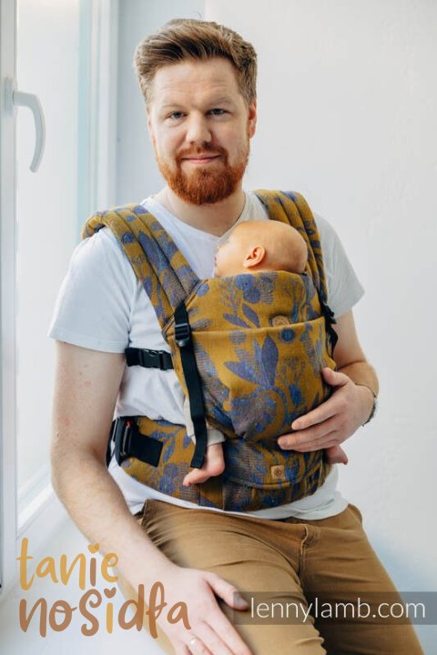 Nosidełko LennyLight z tkaniny żakardowej, rozmiar standard (45% jedwab tussah, 32% bawełna czesana, 19% wełna merino, 4% kaszmi Nosidełko LennyLight z tkaniny żakardowej, rozmiar standard (45% jedwab tussah, 32% bawełna czesana, 19% wełna merino, 4% kaszmi