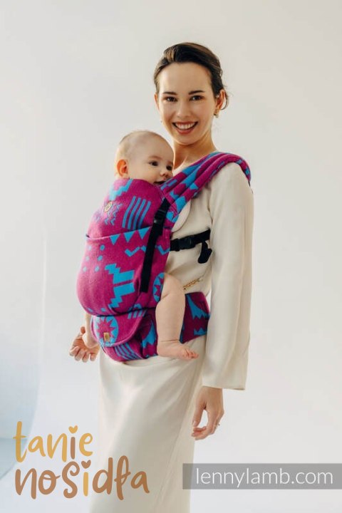 Nosidełko LennyLight z tkaniny żakardowej, rozmiar standard (56% wełna merino, 27% bawełna czesana, 17% jedwab noil) - EKSPERYME Nosidełko LennyLight z tkaniny żakardowej, rozmiar standard (56% wełna merino, 27% bawełna czesana, 17% jedwab noil) - EKSPERYME