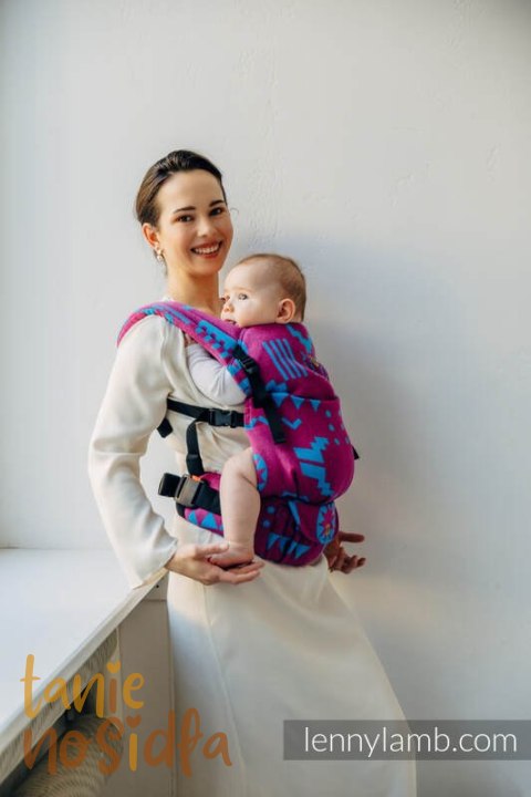 Nosidełko LennyLight z tkaniny żakardowej, rozmiar standard (56% wełna merino, 27% bawełna czesana, 17% jedwab noil) - EKSPERYME Nosidełko LennyLight z tkaniny żakardowej, rozmiar standard (56% wełna merino, 27% bawełna czesana, 17% jedwab noil) - EKSPERYME