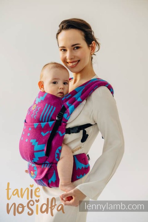 Nosidełko LennyLight z tkaniny żakardowej, rozmiar standard (56% wełna merino, 27% bawełna czesana, 17% jedwab noil) - EKSPERYME Nosidełko LennyLight z tkaniny żakardowej, rozmiar standard (56% wełna merino, 27% bawełna czesana, 17% jedwab noil) - EKSPERYME