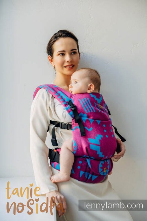 Nosidełko LennyLight z tkaniny żakardowej, rozmiar standard (56% wełna merino, 27% bawełna czesana, 17% jedwab noil) - EKSPERYME Nosidełko LennyLight z tkaniny żakardowej, rozmiar standard (56% wełna merino, 27% bawełna czesana, 17% jedwab noil) - EKSPERYME
