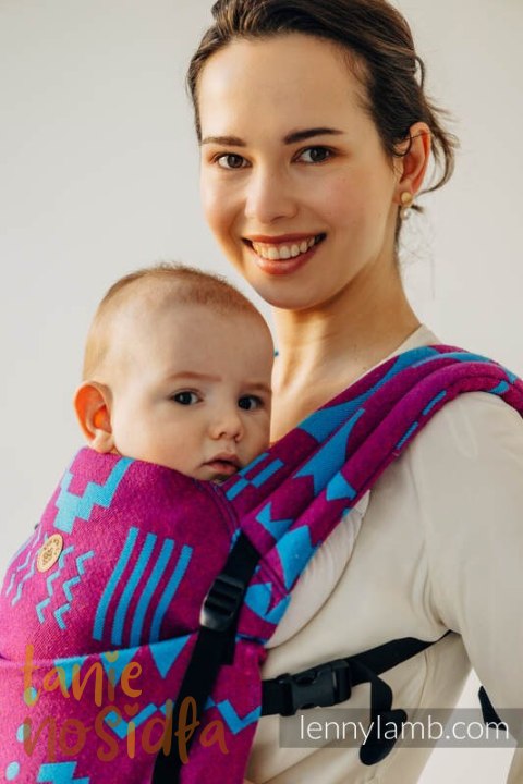 Nosidełko LennyLight z tkaniny żakardowej, rozmiar standard (56% wełna merino, 27% bawełna czesana, 17% jedwab noil) - EKSPERYME Nosidełko LennyLight z tkaniny żakardowej, rozmiar standard (56% wełna merino, 27% bawełna czesana, 17% jedwab noil) - EKSPERYME