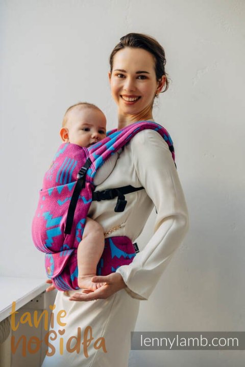 Nosidełko LennyLight z tkaniny żakardowej, rozmiar standard (56% wełna merino, 27% bawełna czesana, 17% jedwab noil) - EKSPERYME Nosidełko LennyLight z tkaniny żakardowej, rozmiar standard (56% wełna merino, 27% bawełna czesana, 17% jedwab noil) - EKSPERYME