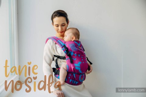 Nosidełko LennyLight z tkaniny żakardowej, rozmiar standard (56% wełna merino, 27% bawełna czesana, 17% jedwab noil) - EKSPERYME Nosidełko LennyLight z tkaniny żakardowej, rozmiar standard (56% wełna merino, 27% bawełna czesana, 17% jedwab noil) - EKSPERYME