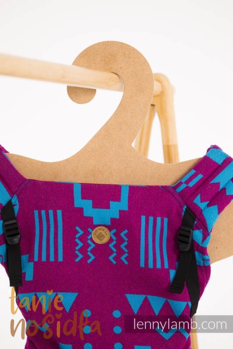 Nosidełko LennyLight z tkaniny żakardowej, rozmiar standard (56% wełna merino, 27% bawełna czesana, 17% jedwab noil) - EKSPERYME Nosidełko LennyLight z tkaniny żakardowej, rozmiar standard (56% wełna merino, 27% bawełna czesana, 17% jedwab noil) - EKSPERYME