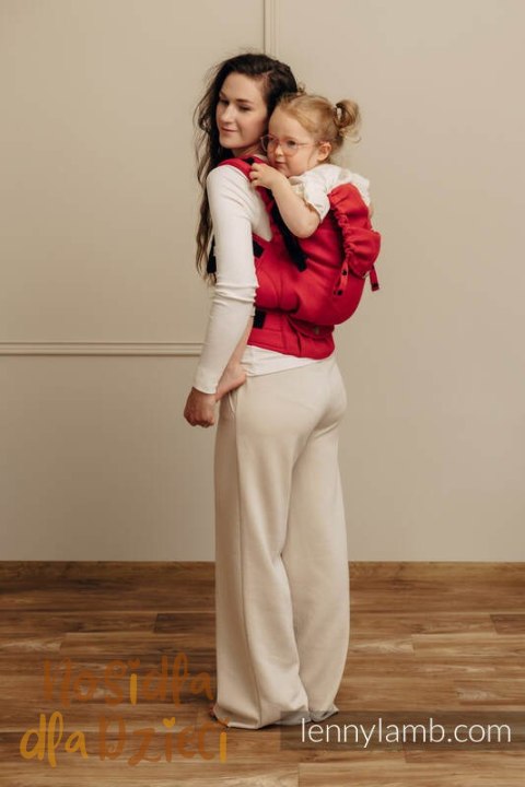 Nosidełko LennyPreschool, splot jodełkowy, 100% bawełna, rozmiar preschool - MAŁA JODEŁKA SEDONA