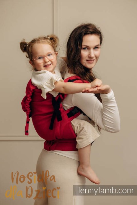 Nosidełko LennyPreschool, splot jodełkowy, 100% bawełna, rozmiar preschool - MAŁA JODEŁKA SEDONA