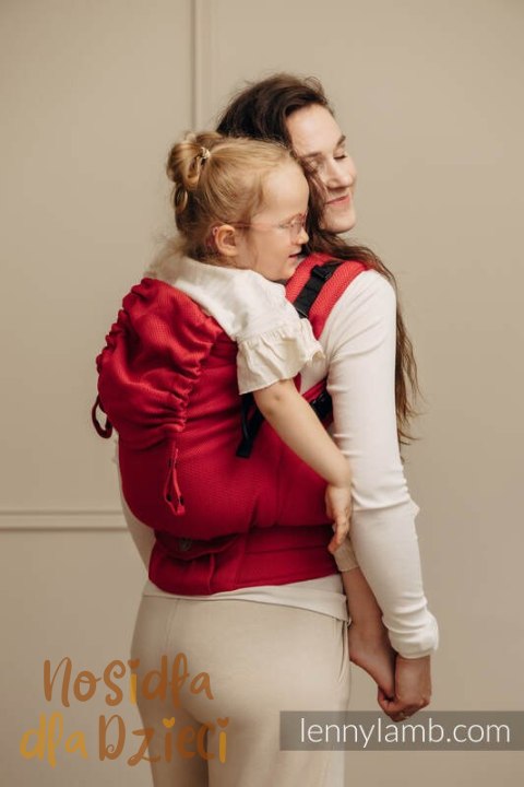 Nosidełko LennyPreschool, splot jodełkowy, 100% bawełna, rozmiar preschool - MAŁA JODEŁKA SEDONA