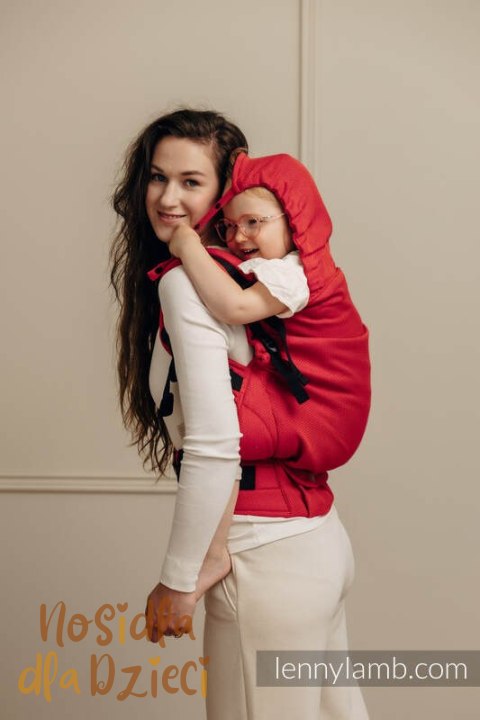 Nosidełko LennyPreschool, splot jodełkowy, 100% bawełna, rozmiar preschool - MAŁA JODEŁKA SEDONA