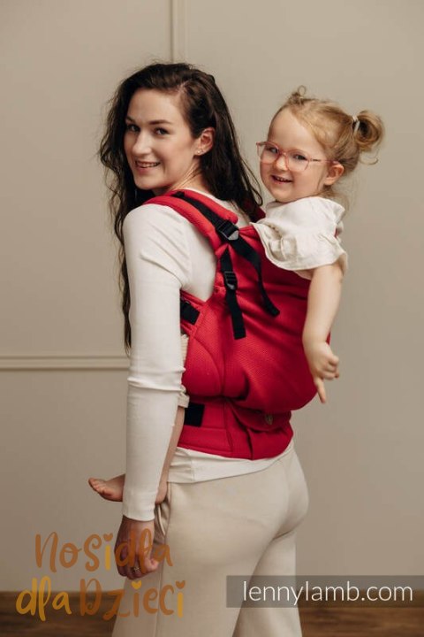 Nosidełko LennyPreschool, splot jodełkowy, 100% bawełna, rozmiar preschool - MAŁA JODEŁKA SEDONA