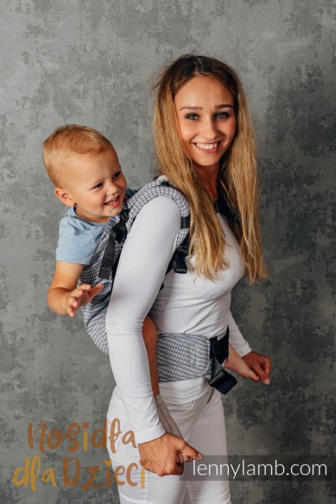 Nosidełko LennyPreschool, splot tessera,100% bawełna , rozmiar preschool - BASIC LINE SELENIT (drugi gatunek)