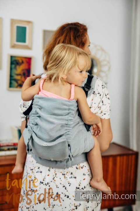 Nosidełko LennyPreschool z tkaniny skośno-krzyżowej 100% bawełna, rozmiar preschool - ICEBERG Nosidełko LennyPreschool z tkaniny skośno-krzyżowej 100% bawełna, rozmiar preschool - ICEBERG