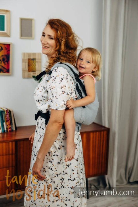 Nosidełko LennyPreschool z tkaniny skośno-krzyżowej 100% bawełna, rozmiar preschool - ICEBERG Nosidełko LennyPreschool z tkaniny skośno-krzyżowej 100% bawełna, rozmiar preschool - ICEBERG