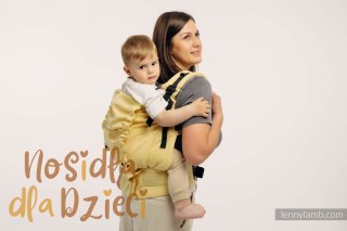 Nosidełko LennyPreschool z tkaniny skośno-krzyżowej (79% bawełna, 21% wiskoza bambusowa), rozmiar preschool - LOLLIPOP