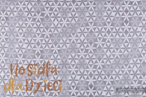 Nosidełko LennyPreschool z tkaniny żakardowej (55% bawełna, 45% TENCEL™), rozmiar preschool - HEXAFLOWERS - MIRROR (drugi gatun