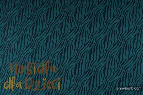 Nosidełko LennyPreschool z tkaniny żakardowej (63% bawełna, 37% wełna merino), rozmiar preschool - ZEBRA - SAVANNA (drugi gatun