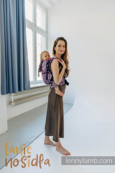 Nosidełko LennyPreschool z tkaniny żakardowej, rozmiar preschool (39% wełna merino, 28% bawełna czesana, 23% len, 10% jedwab tu Nosidełko LennyPreschool z tkaniny żakardowej, rozmiar preschool (39% wełna merino, 28% bawełna czesana, 23% len, 10% jedwab tu