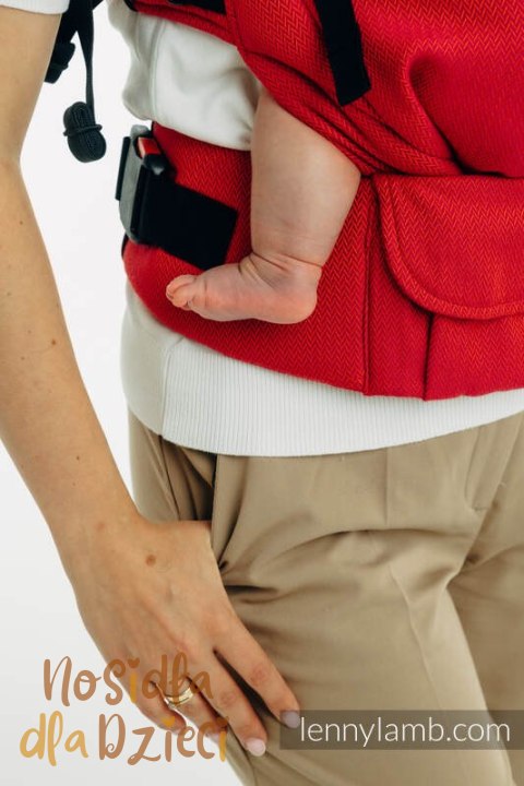 Moje Pierwsze Nosidełko LennyUpGrade PRO, splot jodełkowy, 100% bawełna , rozmiar standard - MAŁA JODEŁKA SEDONA