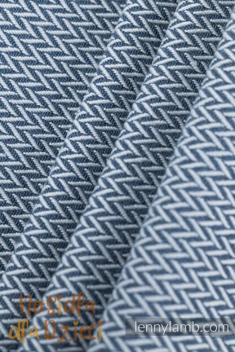 Moje Pierwsze Nosidełko LennyUpGrade PRO, splot jodełkowy, 100% bawełna , rozmiar standard - MAŁA JODEŁKA SZARA