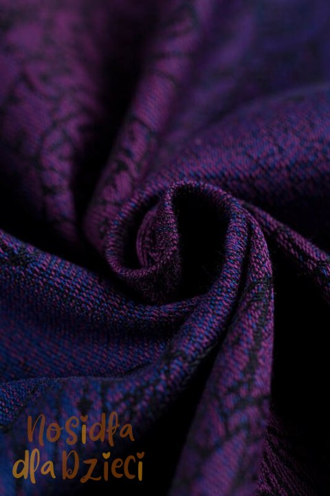 Nosidełko LennyHip (1/2 Nosidełka LennyTwin) z tkaniny żakardowej 100% bawełna, rozmiar standard - DZIKIE WINO - BOUQUET (drugi 