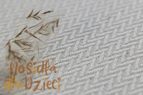 Nosidełko LennyHybrid Half Buckle, splot jodełkowy, 100% bawełna , rozmiar standard - MAŁA JODEŁKA LUCE (drugi gatunek)