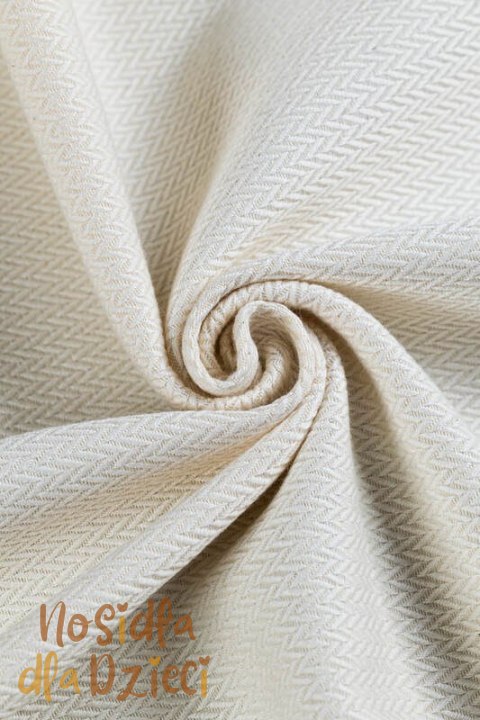 Nosidełko LennyHybrid Half Buckle, splot jodełkowy, 100% bawełna , rozmiar standard - MAŁA JODEŁKA LUCE (drugi gatunek)