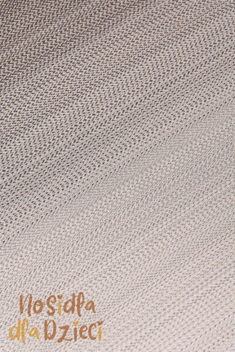 Nosidełko LennyHybrid Half Buckle, splot jodełkowy, 100% bawełna , rozmiar standard - MAŁA JODEŁKA OMBRE RAGTIME