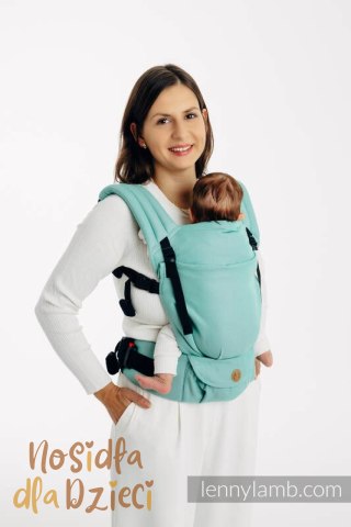 Nosidełko LennyLight z tkaniny skośno-krzyżowej, 100% bawełna , rozmiar standard - MATCHA