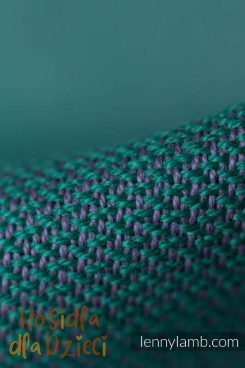 Nosidełko LennyLight z tkaniny skośno-krzyżowej, 100% bawełna , rozmiar standard - MATCHA