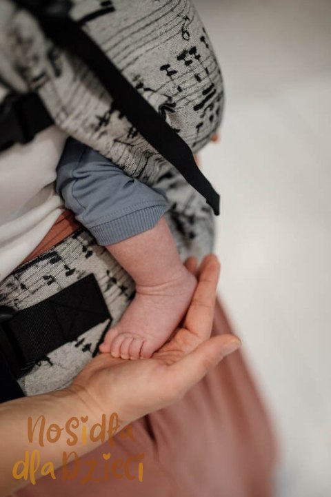 Nosidełko LennyLight z tkaniny żakardowej 100% bawełna , rozmiar standard - MELODY - POLONAISE