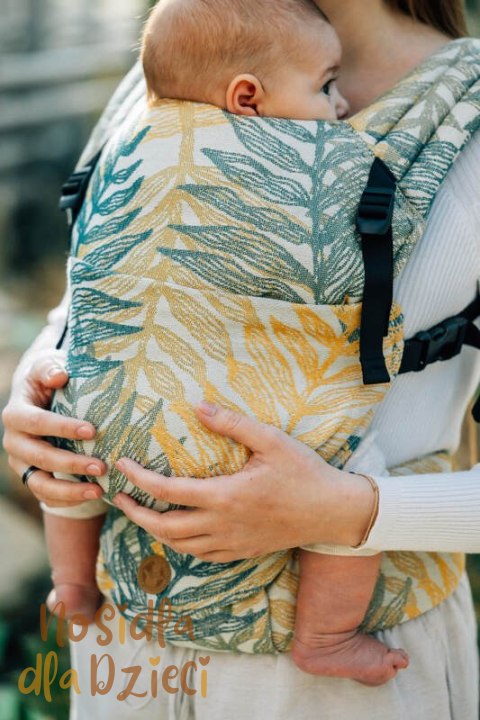 Nosidełko LennyLight z tkaniny żakardowej 100% bawełna , rozmiar standard - RAINFOREST - SELVA (drugi gatunek)