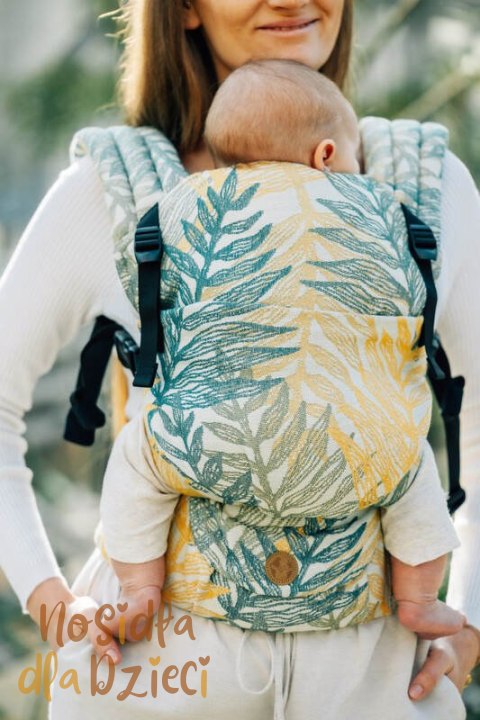 Nosidełko LennyLight z tkaniny żakardowej 100% bawełna , rozmiar standard - RAINFOREST - SELVA (drugi gatunek)