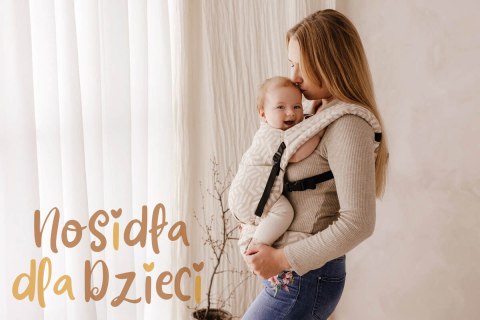 Nosidełko LennyLight z tkaniny żakardowej (62% bawełna, 38% wiskoza bambusowa), rozmiar standard - TETRIS - PRESTO (drugi gatune