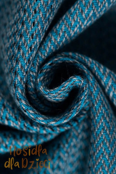 Nosidełko LennyPreschool, splot jodełkowy, 100% bawełna, rozmiar preschool - MAŁA JODEŁKA OMBRE BEBOP