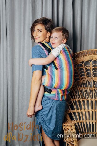 Nosidełko LennyPreschool z tkaniny skośno-krzyzowej 100% bawełna, rozmiar preschool - LUNA