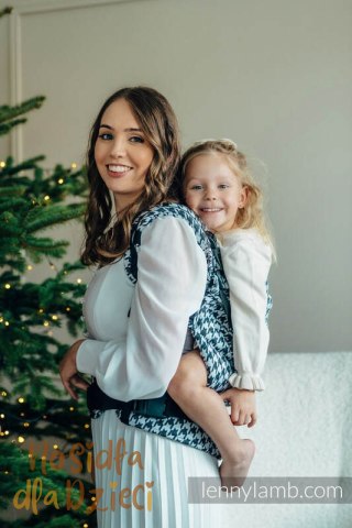 Nosidełko LennyPreschool z tkaniny żakardowej (44% bawełna, 32% jedwab, 24% wiskoza bambusowa), rozmiar preschool - PATA DE GAL
