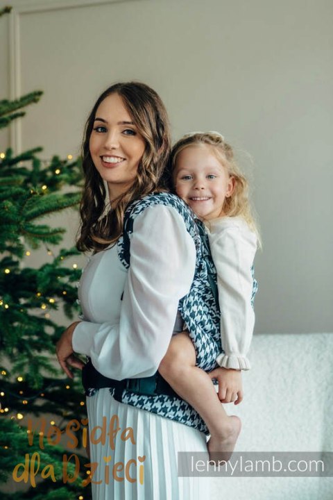 Nosidełko LennyPreschool z tkaniny żakardowej (44% bawełna, 32% jedwab, 24% wiskoza bambusowa), rozmiar preschool - PATA DE GAL