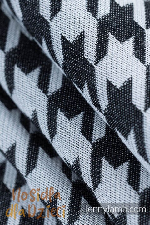 Nosidełko LennyPreschool z tkaniny żakardowej (44% bawełna, 32% jedwab, 24% wiskoza bambusowa), rozmiar preschool - PATA DE GAL