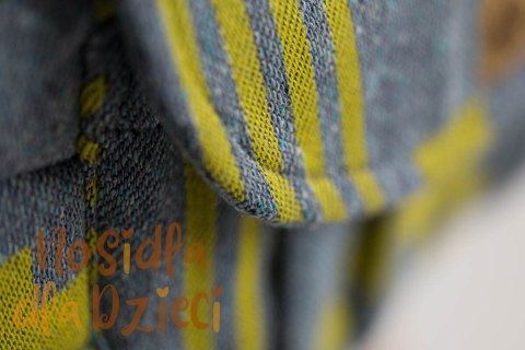 Nosidełko LennyPreschool z tkaniny żakardowej, rozmiar preschool (37% bawełna czesana, 28% wełna merino, 23% jedwab noil, 8% je